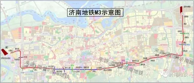 济南地铁线路图