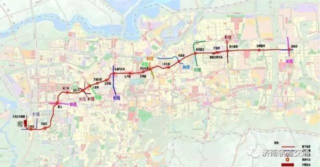 济南轨交160余站点精确位置全在这！