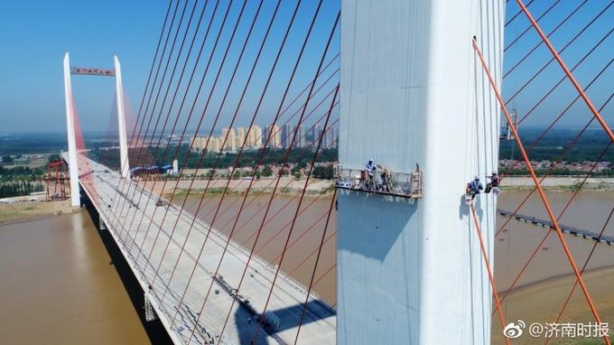 济南齐河黄河大桥挂牌啦!7月底将通车 tmptitle