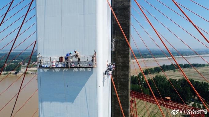 济南齐河黄河大桥挂牌啦!7月底将通车 tmptitle