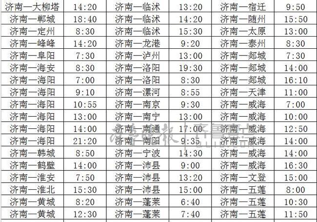 88条中长途线路免费上门接站，济南长途汽车总站，购买客票