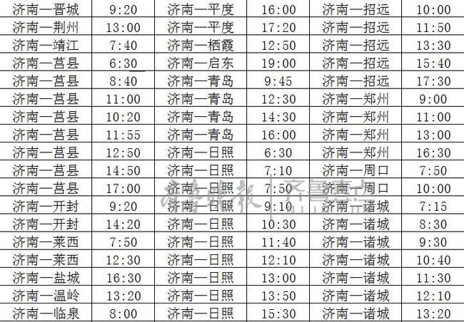 88条中长途线路免费上门接站，济南长途汽车总站，购买客票