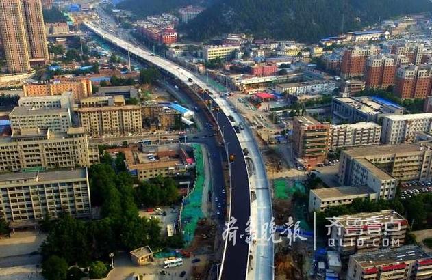 二环东路南延高架路，燕山立交到旅游路段，二环东路，济南燕山立交南延