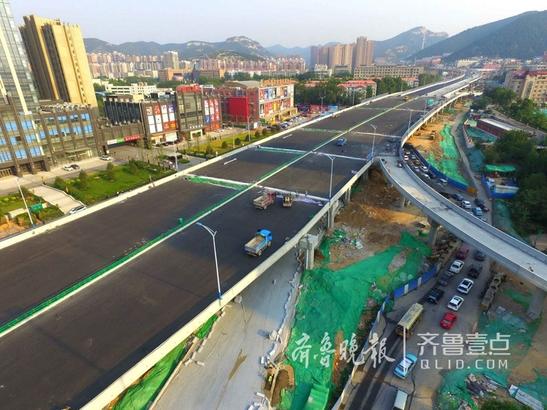 二环东路南延高架路，燕山立交到旅游路段，二环东路，济南燕山立交南延