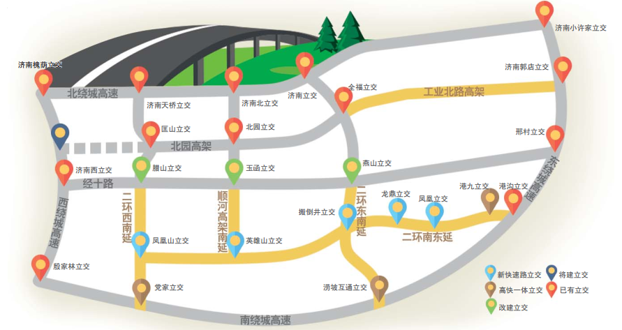 济南快速路，绕城高速，济南“三环”