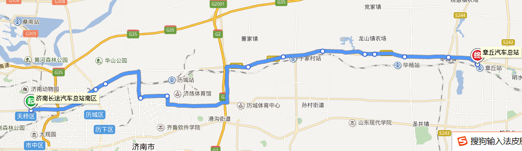 济南市区至章丘要新开公交线