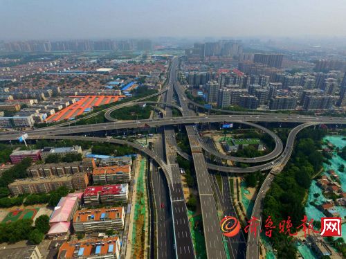 济南腊山立交南延二环西路将通车