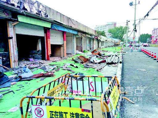 济南腊山北路南段开拆