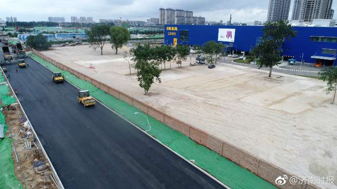 济南西城断头路分段打通 方便去宜家