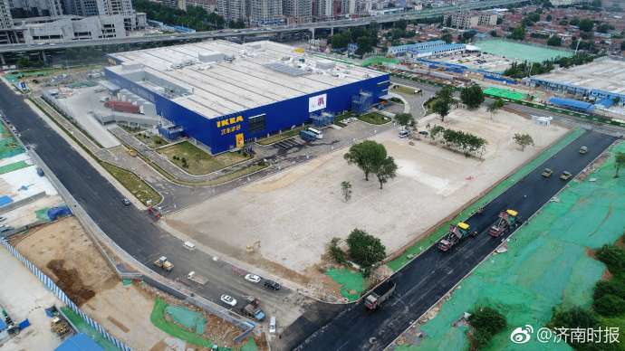 济南西城断头路分段打通 方便去宜家