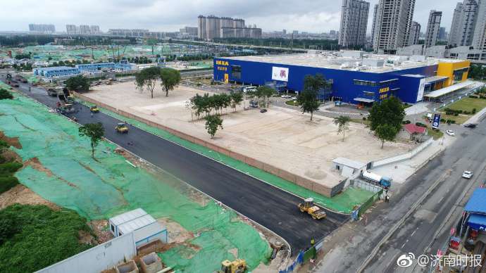 济南西城断头路分段打通 方便去宜家