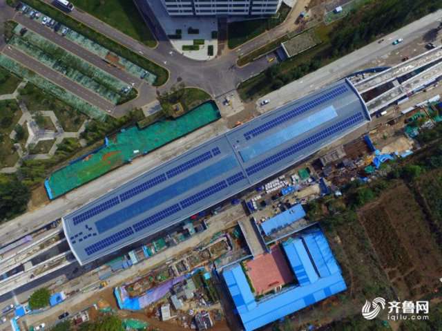 高颜值高科技！济南首个开工地铁站用上太阳能