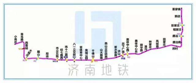 济南地铁线路图