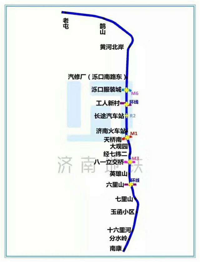 济南地铁线路图