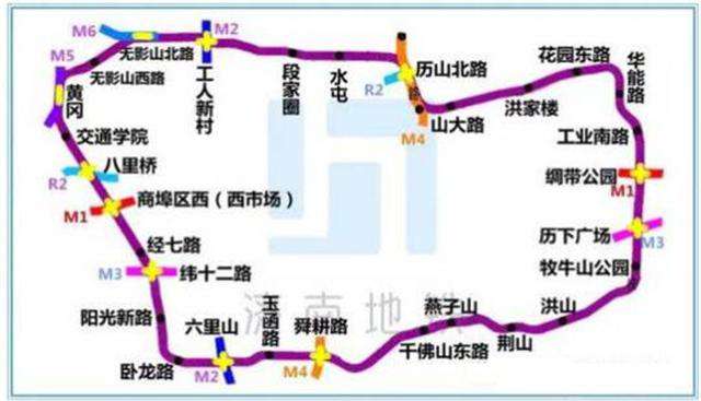 济南地铁线路图