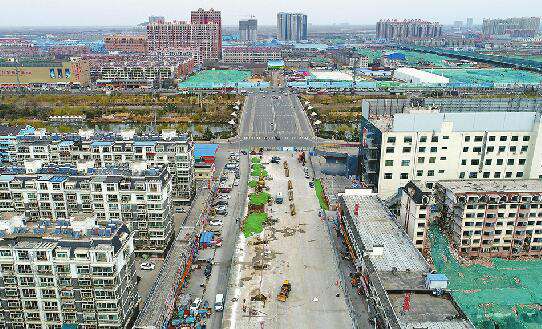 生产路北段封闭施工